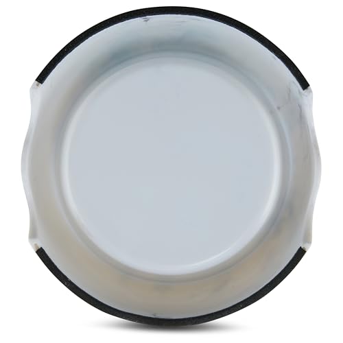 Marble Print Melamine Dog and Cat Food and Water Bowl, Non Skid Base, Anti-Slip Pet Feeder Bowls (5.4 Ounce, 13.5 Ounce,27 Ounce) - size: Medium 13.5 Ounce