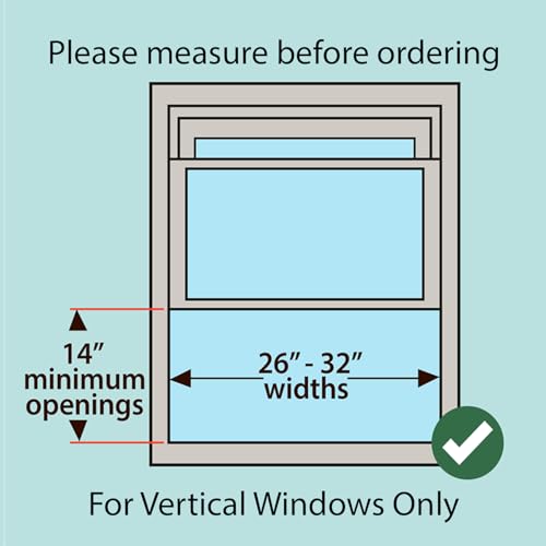 VistaCatio Window Catio - Fits 26-32" Vertical Windows, Deluxe Catio Window Box for Indoor Cats, Max Enrichment and Freedom, Fresh Outdoor Air, Portable Easy Install, 2-Year Protection, Made in USA