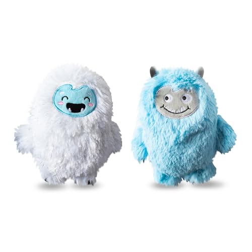 Fringe Studio Plush Dog Toy Set, Yeti for Us?, Small 2 Piece Set, Pet Shop Collection (312014) - color: Yeti for Us