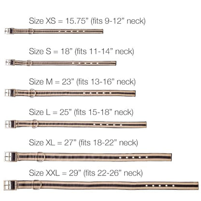 Pet Passion Remy II - The Recycled Ribbon Collar, Adjustable Pet Dog Collars for Small, Medium, Large Dogs and Puppy, Black Sand, X-Large - color: Black Sand, size: X-Large