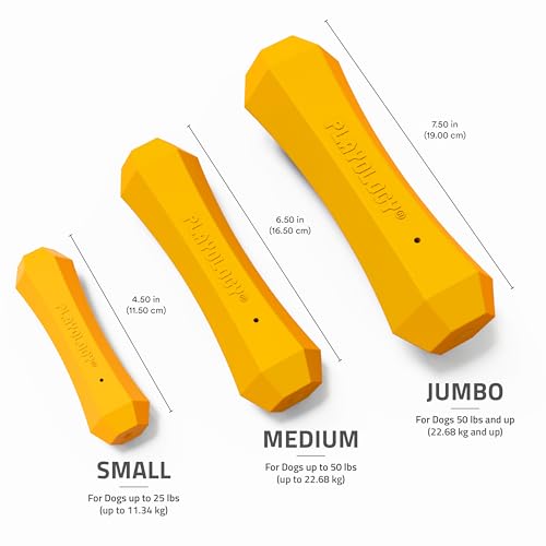 Playology Dog Toys | Squeaky Chew Stick for Large Dogs | Cheddar Cheese Scented Jumbo Fetch Toy | Squeaky Dog Chew Toy - size: Jumbo, style: Cheddar Cheese