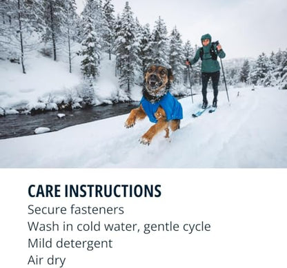 Ruffwear, Vert Dog Winter Jacket, Insulated Waterproof Dog Coat with Harness Leash Portal, Breathable Design with Leg Loops, Windproof Extended Coverage, Reflective Trim, Mineral Yellow, X-Small - color: Mineral Yellow, size: X-Small