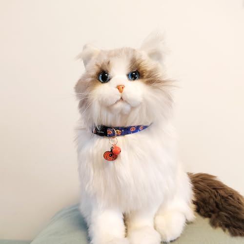 2 Pack Breakaway cat Collars with Bell,Safety Quick Release Pendant Cute Kitten Collar,Adjustable 20-30cm (Halloween4, 20-30cm) - color: Halloween4