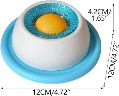Dog Licking Bowl, Dog Lick Ball, Interactive Slow Feeder & Anxiety Relief Treat Dispenser with Non-Slip Base for Puppy Kitten Mental Stimulation.