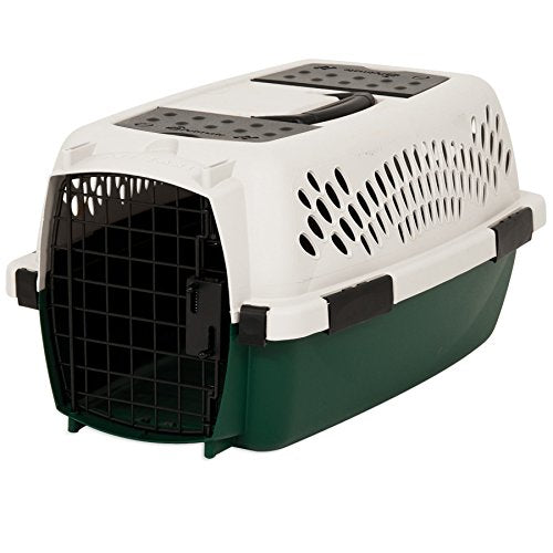 Petmate Ruffmaxx Dog Kennel Pet Carrier & Crate 40" (70-90 Lb), Outdoor and Indoor for Large, Medium, and Small Dogs - Made from Durable Recycled Material w/ 360-Degree Ventilation, Made in USA - color: Green, size: 27.0"L x 30.0"W x 40.0"H