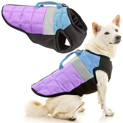 Gooby Bomber Vest Lift Dog Harness - Purple, X-Small - color: Bomber Vest Purple, size: X-Small