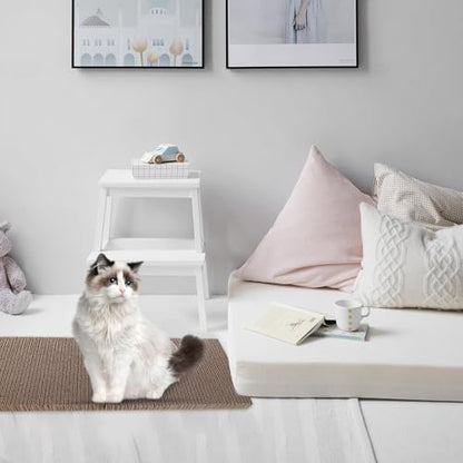 2pcs Replaceable Cat Scratcher Cardboard Refill High-Density Corrugated Cat Scratch Mat 29x20x3cm for Claw Grinding and Play