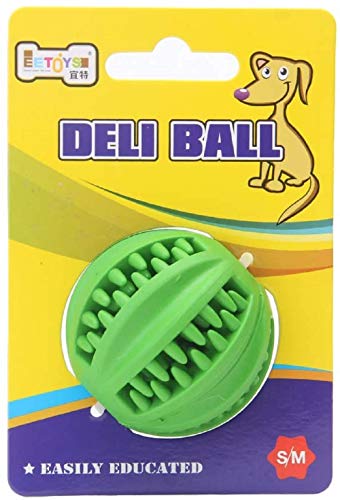Dog Ball Toy - Interactive Dog Enrichment, Mental Stimulation Treat Embedding Rubber Ball Reduce Boredom (2 inches) - size: 2 inches