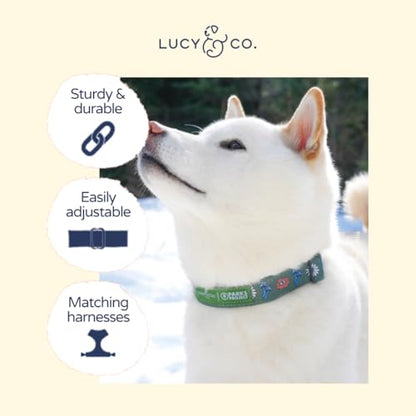 Lucy & Co. x Parks Project Power to the Parks Dog Collar, Adjustable Durable Dog Collar with Cute Print, Small - color: Power to the Parks, size: Small