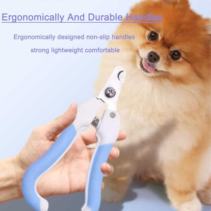 Pets Nail Clippers and Trimmers-with Safety Guard to Avoid Overcutting, Free Nail File, Razor Sharp Blade-Professional Grooming Tool for Pets,Suit for Dogs and Cats - size: Large size