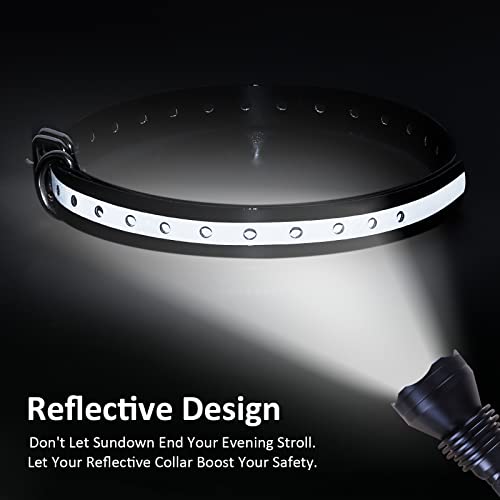 Replacement Collar Strap, Compatible with Petsafe,PATPET,Sportdog,Garmin,Dogtra,etc Most Training Collar/Fence Reciever, 3/4',Adjustable,Metal Buckled,Waterproof (Black Pack2) - color: Black Pack2
