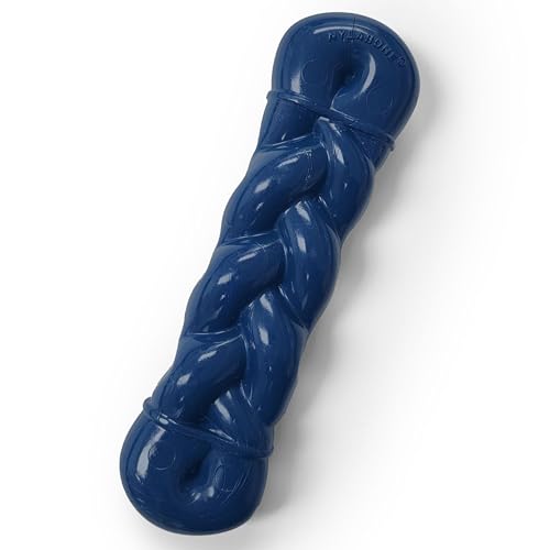 Nylabone Love Our Oceans Infinity Braid Bone Power Chew Toy for Dogs, Recycled & Sustainable Dog Chew Bones, Made in USA, Bully Stick Flavor, Medium Dog Toys - Up to 35 lbs, 1 Count - color: Infinity Braid Bone, size: Medium