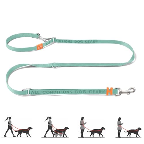 Hands Free Dog Leash with Padded Handle,Multifunctional Crossbody Waist Leash for Walking Running Jogging Training,7.5 FT Nylon Adjustable Length for All Breeds(MintGreen, Standard) - color: MintGreen, size: Standard