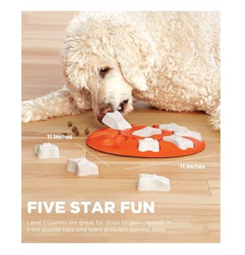 Interactive Dog and Cat Games Treat Hiding Challenge Mental Stimulation with Rewards (11 Inch Smart Game) - size: 11 Inch Smart Game