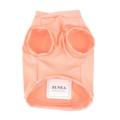 Zunea Small Dogs Shirts Quick Dry Summer T-Shirts Cooling Puppy Clothes Soft Sleeveless Vest Tank Top Breathable Stretchy Pet Girls Boys Chihuahua Apparel Sun Protection for Hot Weather Pink S - color: pink, size: S