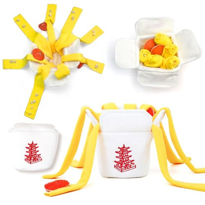 Dog Toys Plush with Squeaky & Treat Hiding Features - Mental Stimulation Enrichment Toy for Large Breed Dogs - Machine Washable Slow Feeder to Keep Dogs Busy，Take Out Box - color: Take Out Box -1