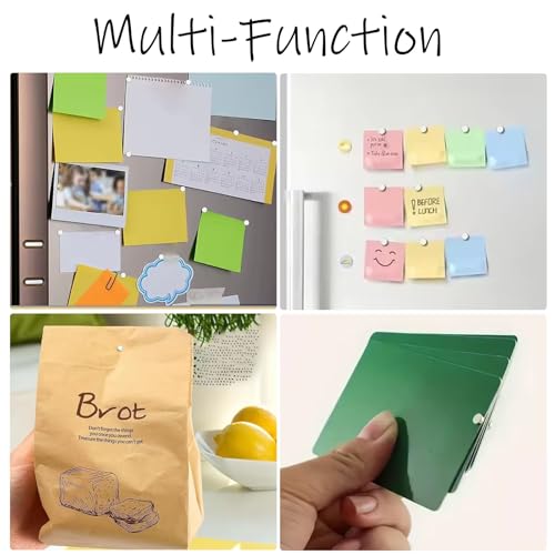 50pcs Mini Round Magnets for Acrylic Nail Clippers, Measuring Artificial Nail Length With Nail Clipper, Cat Eye Magnet for Nails, Refrigerator Sticker Magnets Or Post-It Magnets