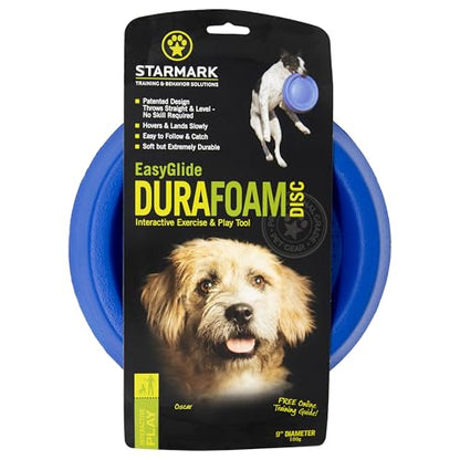 Starmark Easy Glide DuraFoam Flying Disc Dog Toy, Color Varies 9" - size: 9 in