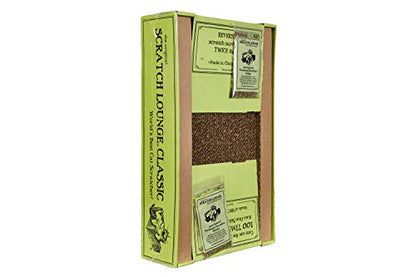 Scratch Lounge - Reversible Cardboard Cat Scratcher with Floor Refill and Catnip