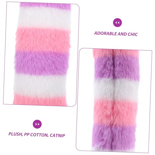 Interactive Plush Cat Toy Pillow for Kittens Creative Chew Pillow Fun Indoor Play Strengthens Break-Resistant Design for Endless Entertainment - size: 23.50X6.00X5.00CM