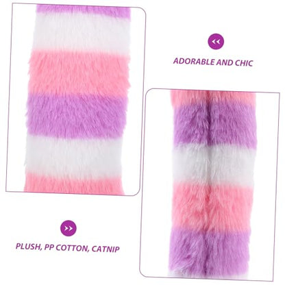 Interactive Plush Cat Toy Pillow for Kittens Creative Chew Pillow Fun Indoor Play Strengthens Break-Resistant Design for Endless Entertainment - size: 23.50X6.00X5.00CM