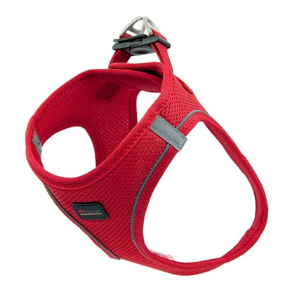 Filbert Dog Harness Large Sized Dog, Step-in Reflective Harness Large Sized Dogs, Mesh Vest, Adjustable, Soft, High Reflectivity, Breathable Fabric, Heavy Duty, Red - color: Red, size: L (Chest: 18.25 - 20.5")