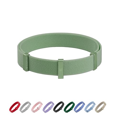 Safety Cat Collar - U.S. IDA Gold Award Design, Stretchy Elastic Quick Release Non Breakaway Cat Collar Light Weight for Kitten All Small Medium Large Cats (Olive, M (7.8-15.7 inch)) - color: Olive, size: M (7.8-15.7 inch)