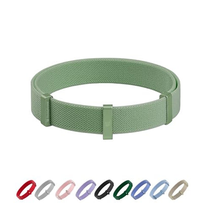 Safety Cat Collar - U.S. IDA Gold Award Design, Stretchy Elastic Quick Release Non Breakaway Cat Collar Light Weight for Kitten All Small Medium Large Cats (Olive, M (7.8-15.7 inch)) - color: Olive, size: M (7.8-15.7 inch)