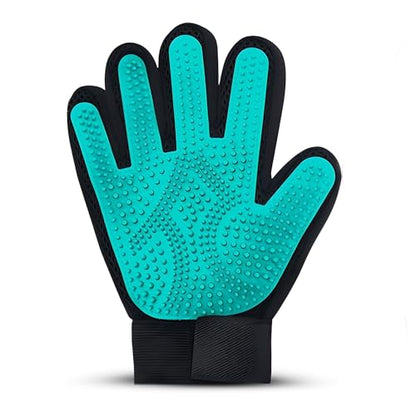 Pet Hair Removal Glove for Dogs & Cats – Dog Grooming Gloves for Shedding, Pet Hair Remover Glove – Pet Grooming Gloves, Cat Grooming Gloves & Cat Brush Glove – Dog Bath and Washing Gloves