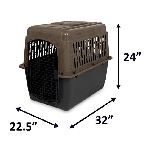 Petmate Ruffmaxx Camouflage Dog Kennel Pet Carrier & Crate,Eco Friendly 32' (30-50 Lb),Outdoor/Indoor for Large,Medium,and Small Dogs-Made from Recycled Material w/360-Degree Ventilation, Made in USA