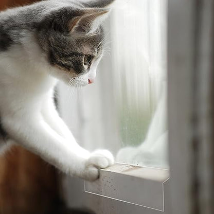 Window Sill Protector, Anti Scratch Furniture Protector, Clear Pet Window Sill Protector from Cats Dog Claws Scratching