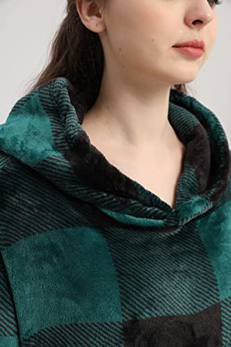 LINYUCHEN Cat Pouch Hoodie Large Pet Pouch Sweatshirt Puppy Kitten Holder Carrier Pullover Tops for Women - color: Green, size: Medium