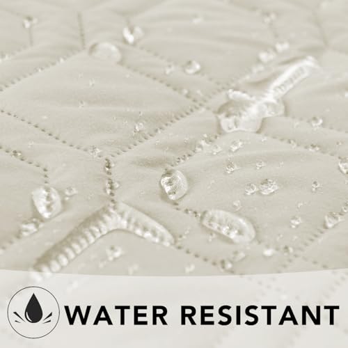 Ameritex Waterproof Dog Bed Cover Pet Blanket for Furniture Bed Couch Sofa Reversible - color: Cream+babypink, size: 30x53 Inch (Pack of 1)