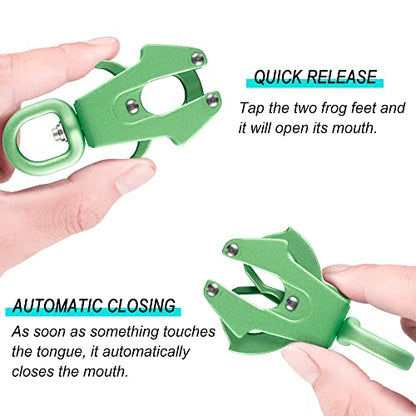 GEIT 2/4/5/6FT Dog Leash, Heavy Duty Rope Leashes, Reflective Nylon Pet Lead with Aluminum Quick Release/Locking Tactical Frog Clip for Small Medium and Large Dogs, Green, 1/2 inch - color: Green, size: 1/2'' x 5 FT (18~120 lbs.)