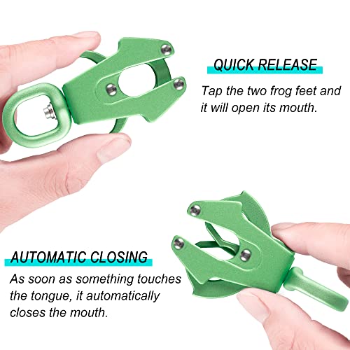 GEIT 2/4/5/6FT Dog Leash, Heavy Duty Rope Leashes, Reflective Nylon Pet Lead with Aluminum Quick Release/Locking Tactical Frog Clip for Small Medium and Large Dogs, Green, 1/2 inch - color: Green, size: 1/2'' x 4 FT (18~120 lbs.)