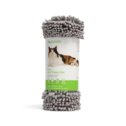 So Phresh by Petco Plush Cat Litter Trapper Mat 24" L X 20" W X 1" H