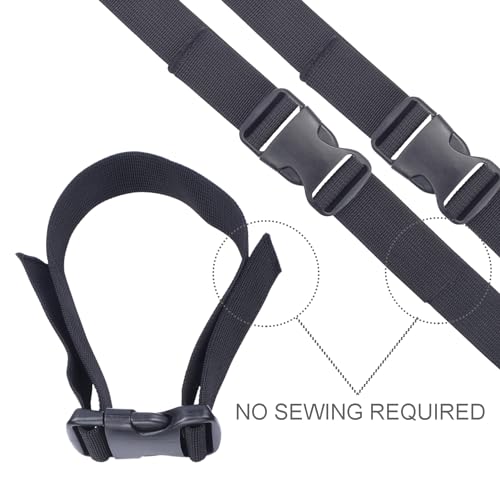 CooBigo 10 Pack Plastic 3/4" Side Release Buckle Dual Adjustable Outdoor Camping Tactical Backpack Belt Strap Webbing Bag Hardware Accessories 3/4" Dual Release Buckles Black - color: A#: 3/4"(10pcs)