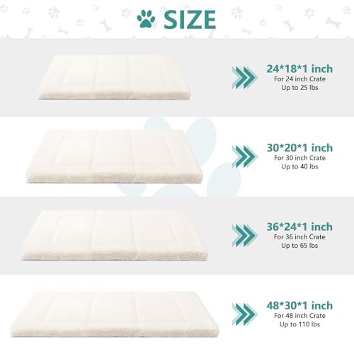 Dog Mat Soft, Pet Bed for Comfortable Rest, Ideal for All Dog Sizes, Machine Washable, Durable & Easy to Clean,48x30x1 in,Black - size: 48x30x1 in