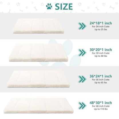 Dog Mat Soft, Pet Bed for Comfortable Rest, Ideal for All Dog Sizes, Machine Washable, Durable & Easy to Clean,30x20x1 in,Black - size: 30x20x1 in