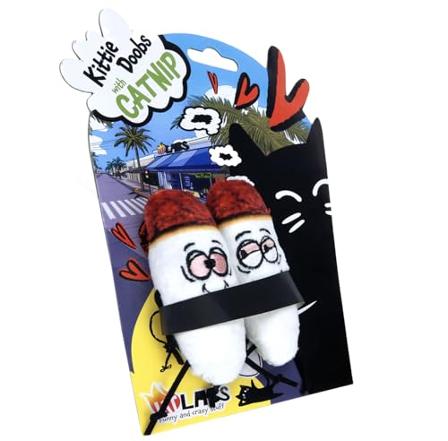 LIT LABS Kittie Doobs Adventure Toys - Funny Catnip Joints for Cats with Dried and Organic High Potency Catnip - Love Theme - style: Love