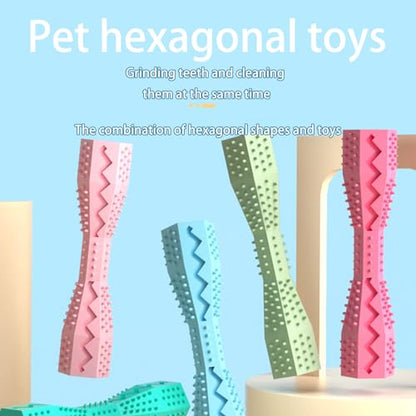 Rubber Dog Chew Toy for Aggressive Chewers, Promotes Teeth Health, Interactive Pet Teeth Toy, Pet Enrichment