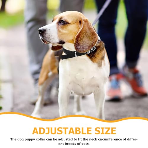 Adjustable Pet Collar Soft Foam Collar with Alloy Buckle Size S Comfortable Neck Decor for Cats and Dogs