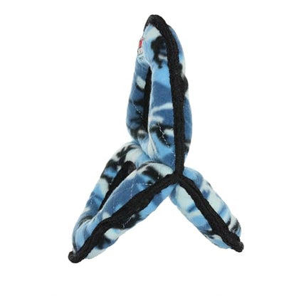 TUFFY- World's Tuffest Soft Dog Toy-Ultimate 3Way Ring-Camo Blue -Squeakers -Multiple Layers. Made Durable, Strong & Tough. Interactive Play (Tug, Toss & Fetch). Machine Washable & Floats - color: Camo Blue, style: 3-Way-Ring
