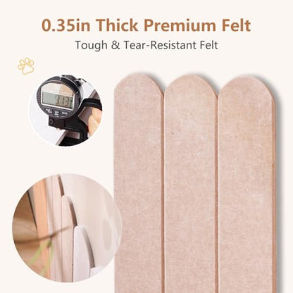 Cat Scratcher, Wall Scratchers for Indoor Cats, Vertical Scratching Posts, Cat Scratching Board, 3 Pieces Set Cat Scratch Furniture Protector (Red Coffee) - color: Red Coffee