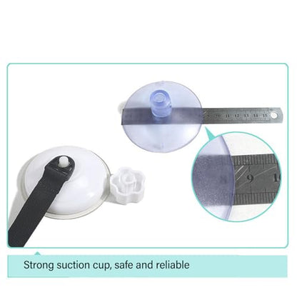 Cat Window Hammock Bed, Sturdy Suction Cup Cat Perch with Double Layer Soft Cushion, Easy Install Window Seat for Cats to Lounge and Watch Birds on Balcony or Glass (Black) - color: Black