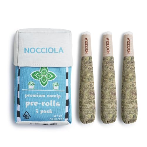 Nocciola 3 Pack Catnip Toys for Cats, Funny Cat Toys Filled with 100% Pure Organic Catnip, Safe Kitten Teething Chew and Kicker Toys, Stress Relieving Fun for Indoor Cats, Blue - color: Blue for Strong Chewers