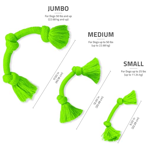 Playology Dog Toys | Dri-Tech Rope Toy Tug of War Rope for Aggressive Chewers | Jumbo Sweet Potato Scented Toy - Easy to Clean and Made from Non Toxic Materials - size: Jumbo, style: Sweet Potato