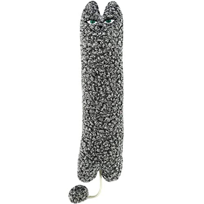 TTcat Catnip Silvervine Matatabi Pillow for Cats & Kittens,Cat Kicker Toy,Large Size Cat Pillow Soothing Plush Cat Toy(Grey). - color: Grey