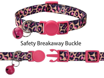 Cat Collar Breakaway with Bells, 3 Pack Girl Boy Pet Cat Collar with Bohemia Floral Tribal Geometric Patterns, Adjustable 7.5-12 Inch, with Safety Buckle for Kitten Cat(Set C) - color: Set C