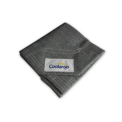Coolaroo The Original Elevated Pet Bed Replacement Cover, Large Gunmetal , 51"L x 51"W x 0.3"Th - color: Gunmetal, size: Large, style: Large